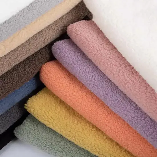 Кудрявая меховая ткань/Искусственный мех ягненка/Ткань из овчины