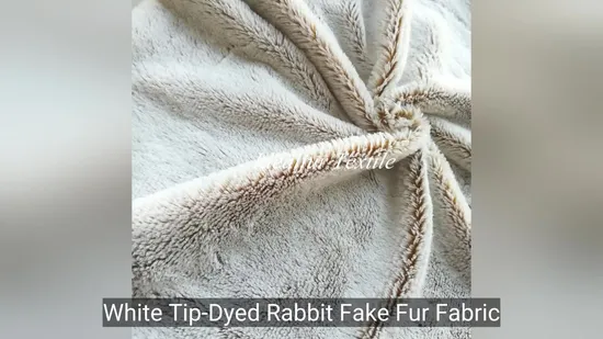 Премиальный белый искусственный мех для дизайнеров, следящих за модой