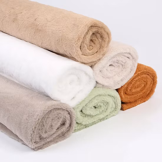 Искусственный короткий плюш, искусственный мех кролика, 100% полиэстер